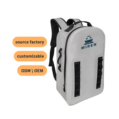Ransel Tahan Air TPU Khusus 25l Warna Abu-abu Terang Untuk Luar Ruangan