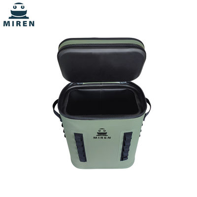 Green Hypalon Anti Bocor Cooler Backpack 25L Untuk Piknik Berkemah