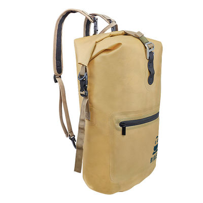 Bahan TPU Ransel Kuning Tahan Air 16L Ringan Multifungsi