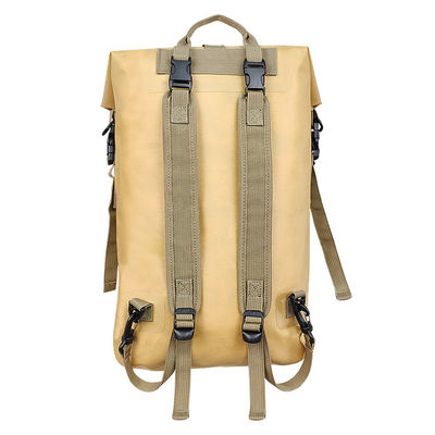 Bahan TPU Ransel Kuning Tahan Air 16L Ringan Multifungsi