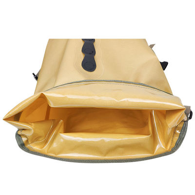 Bahan TPU Ransel Kuning Tahan Air 16L Ringan Multifungsi