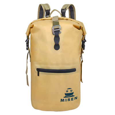 Bahan TPU Ransel Kuning Tahan Air 16L Ringan Multifungsi