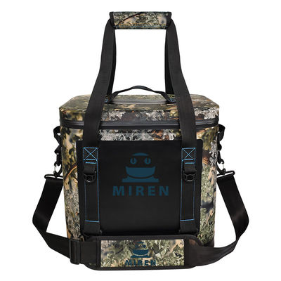 21 Liter Portable Soft Sided Cooler Leaf Pattern Camouflage Color