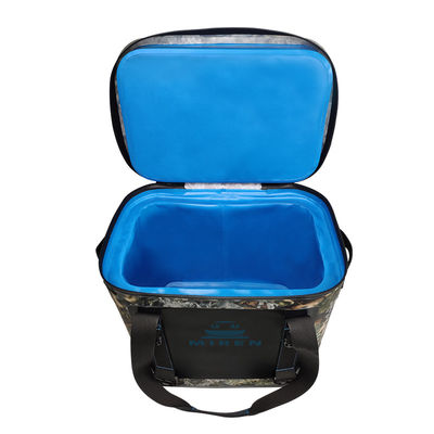 21 Liter Portable Soft Sided Cooler Leaf Pattern Camouflage Color