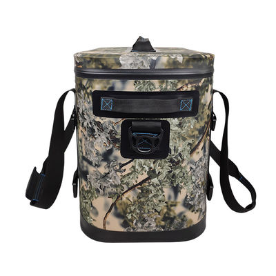 21 Liter Portable Soft Sided Cooler Leaf Pattern Camouflage Color