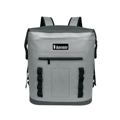 Tas Ransel Pendingin Non Woven Warna Abu-abu Muda Untuk Piknik Luar Ruangan
