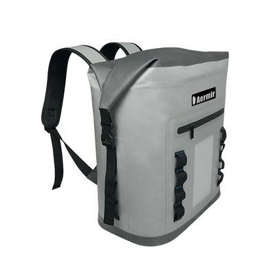 Tas Ransel Pendingin Non Woven Warna Abu-abu Muda Untuk Piknik Luar Ruangan