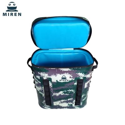 Tas Pendingin Piknik Lembut Multifungsi, Camo Insulated Backpack Cooler Untuk Memancing