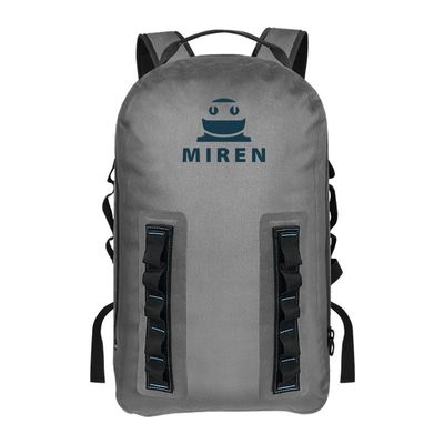 Ransel Mendaki Tahan Air Ringan Bahan TPU Warna Abu-abu Gelap OEM ODM