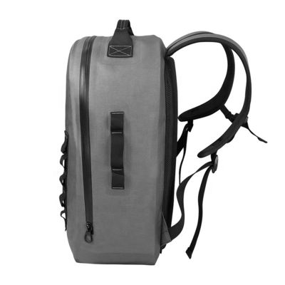 Ransel Mendaki Tahan Air Ringan Bahan TPU Warna Abu-abu Gelap OEM ODM