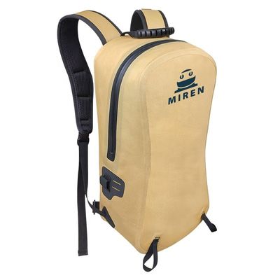 Tas Ransel Tahan Air Kuning Ringan 13 Liter Untuk Olahraga Luar Ruangan