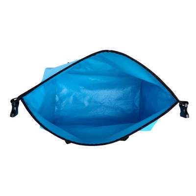 Portable Blue PVC Waterproof Dry Bag Kapasitas 35L Ringan