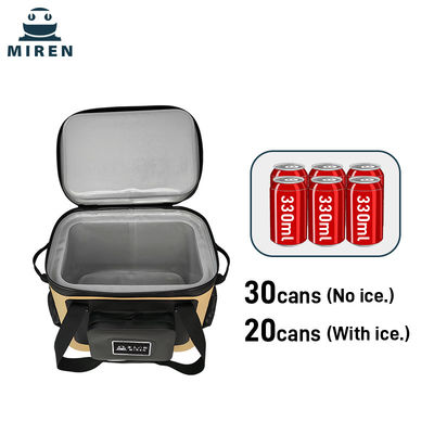 Logo yang dapat disesuaikan 30 kaleng Soft Cooler, Isolated And Leak Proof untuk penggunaan memancing di luar ruangan