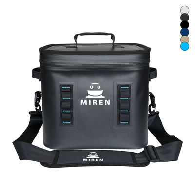 Kualitas Tinggi Disesuaikan Terisolasi Dan Kebocoran Proof 24 Kaleng Hitam Soft Cooler Bag