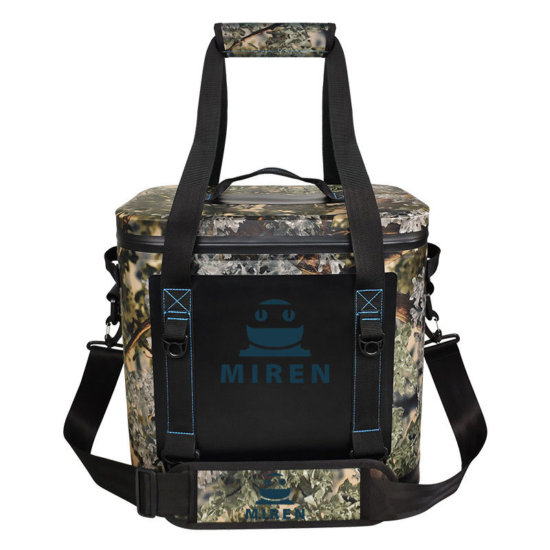 21 Liter Portable Soft Sided Cooler Leaf Pattern Camouflage Color